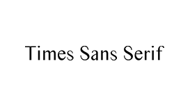 Times Sans Serif