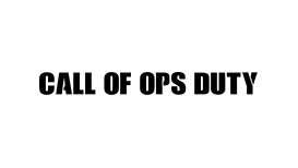 CALL OF OPS DUTY